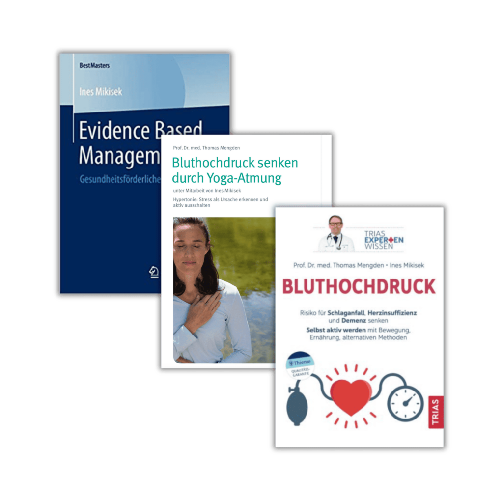 Drei Buchcover von Ines Mikisek